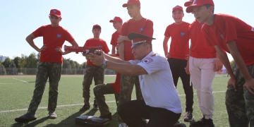 В Краснодаре провели военно-спортивную игру «Казачий сполох»