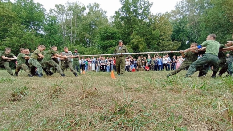 В Тимашевском казачьем кадетском корпусе провели соревнования «Казачий сполох»