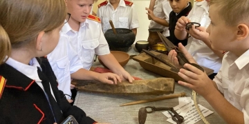 Анапские казаки организовывают познавательные и спортивные мероприятия для школьников