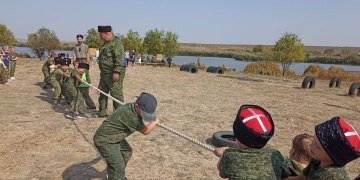 Для анапских казачат провели спортивные соревнования