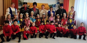 Для дошкольников Щербиновского района прошло посвящение в казачата