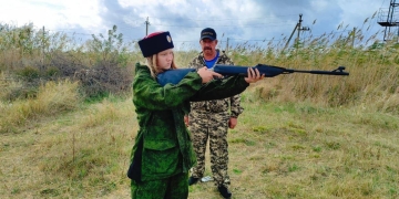 Для казачат клуба «Пластун» провели очередные занятия