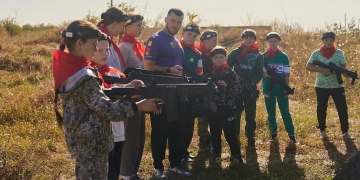 Для казачат Тимашевского района проводят соревнования по видам боевой подготовки