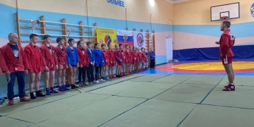 Федор Дурыманов провел занятие с казачатами