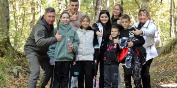 Казачата Динского района приняли участие в походе