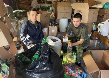 Казачья молодежь передала гуманитарную помощь для участников специальной военной операции