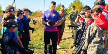 Казачья молодежь приняла участие в военно-тактической игре «Лазертаг»