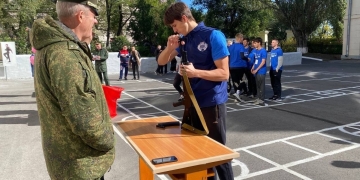 Казачья сотня приняла участие в спортивных мероприятиях