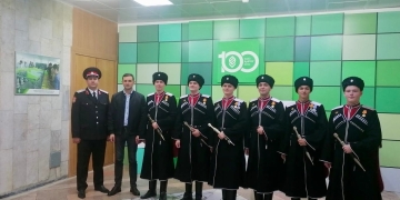 Председатель Союза казачьей молодежи Кубани провел встречу с казачьей сотней