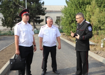 Председатель Союза казачьей молодёжи Кубани Владислав Кириченко посетил казачью школу