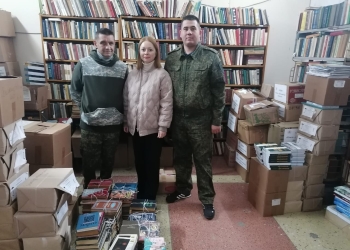 Союз казачьей молодежи Кубани передал литературу для Луганска