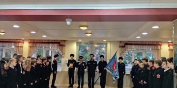 В казачьей школе города Сочи провели торжественную линейку