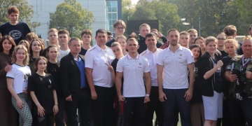 В Краснодаре прошло спортивное мероприятие «Зарядка с чемпионом»