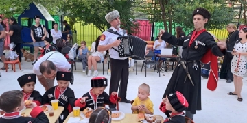 В сочинском детском саду провели посвящение в казачата