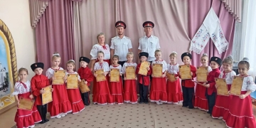 В станице Варениковской прошло посвящение в казачата