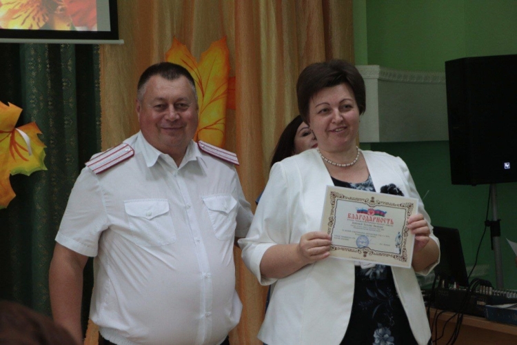 В Тимашевском казачьем кадетском корпусе прошел День учителя