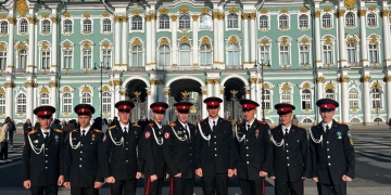 Юные казаки посетили достопримечательности Санкт-Петербурга