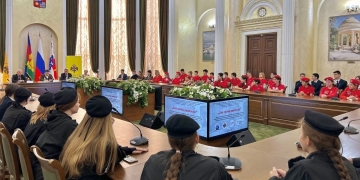 Казачья молодежь посетила презентацию книги о Кубани в годы Великой Отечественной войны