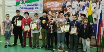 Казачья молодежь участвует в спортивных соревнованиях