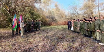 Казачья сотня АГПУ провела военно-полевые сборы