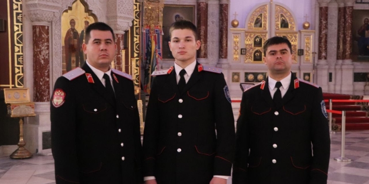 Казаки посетили войсковой собор в Новочеркасске