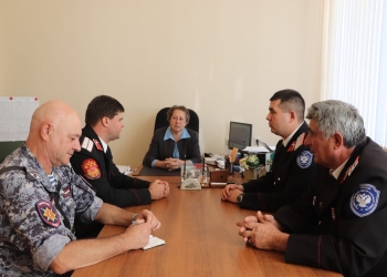 Председатель Союза казачьей молодежи Кубани посетил школу в Абхазии