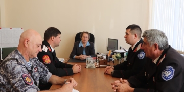 Председатель Союза казачьей молодежи Кубани посетил школу в Абхазии