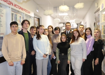 Председатель Союза казачьей молодежи Кубани провел лекцию для студентов
