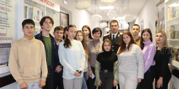 Председатель Союза казачьей молодежи Кубани провел лекцию для студентов