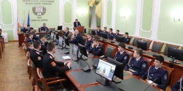 Представители Кубанского казачьего войска посетили учебную секцию о деятельности атамана М.И. Платова