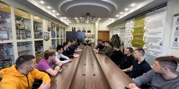 Представители Кубанского казачьего войска встретились с казачьей сотней КубГАУ