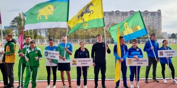 Сборная Тихорецкого района приняла участие в фестивале «Готов к труду и обороне»