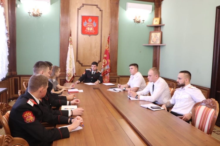 совещание с отделом СМИ, Союза казачьей молодежи Кубани и патриотического воспитания
