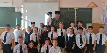 Абинским казачатам рассказали об истории казачества