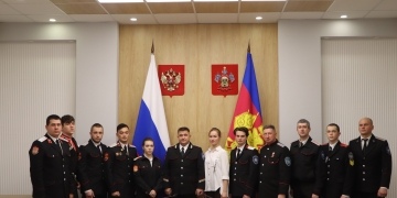Атаман Кубанского казачьего войска встретился с участниками Союза казачьей молодежи Кубани