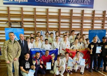 Казачата приняли участие в соревнованиях по рукопашному бою