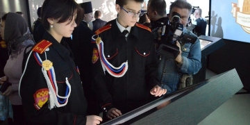 Казачья молодежь посетила выставку в Краснодаре