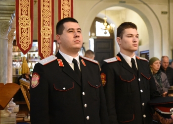 Председатель Союза казачьей молодежи Кубани принял участие в литургии