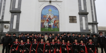 Председатель СКМК принял участии в освящении иконы