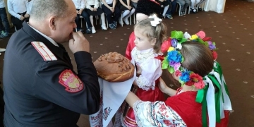 В Динском районе состоялось посвящение в казачата