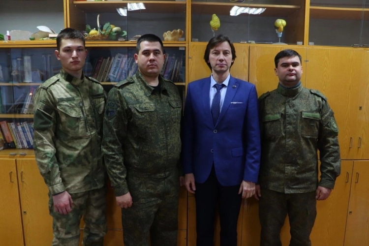 В Донецком национальном университете состоялась встреча с представителями Кубанского казачьего войска