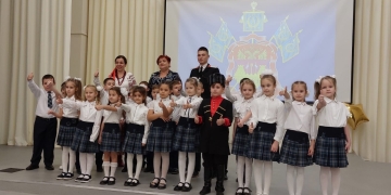 В Краснодаре первоклассники пополнили ряды казачат