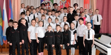 Казаки посетили школу Абинского района