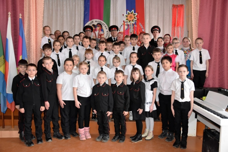 Казаки посетили школу Абинского района