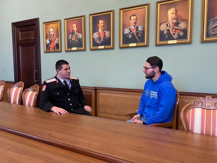 Председатель Союза казачьей молодежи Кубани встретился с экспертом Лиги безопасного Интернета