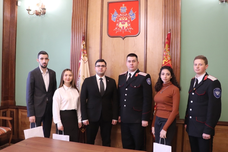 Представители Союза казачьей молодежи Кубани встретились с молодежной организацией