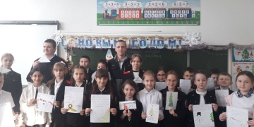 Участник СВО посетил школу Тихорецкого района