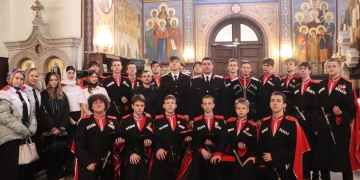 Участники Союза казачьей молодежи Кубани приняли участие в богослужении