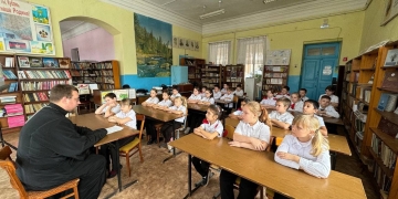 В преддверии праздника казачата встретились с представителями духовенства