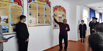 В Славянском районе открыли стенд в память о казаках-героях